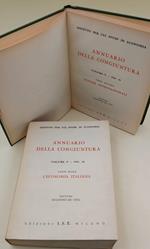 Annuario Della Congiuntura Vol V-1952-53 Parte I E Ii