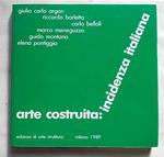 Arte costruita. Incidenza italiana