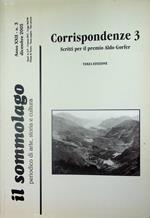 Corrispondenze 3: scritti per il Premio Aldo Gorfer: terza edizione