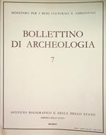 Bollettino di archeologia: 7 (1991)