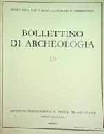 Bollettino di archeologia: 10 (1991)
