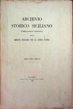 Archivio storico siciliano: Nuova serie, Anno LII (1932)