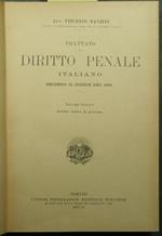 Trattato di diritto penale italiano secondo il codice del 1930 - Vol. VIII