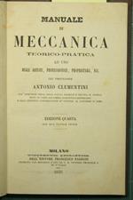 Manuale di meccanica teorico-pratica