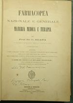 Farmacopea nazionale e generale - Materia medica e terapia