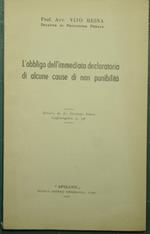 L' obbligo dell'immediata declaratoria di alcune cause di non punibilità