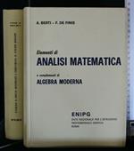 Elementi di Analisi Matematica e Complementi di Algebra Moderna