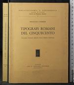 Tipografi romani del cinquecento