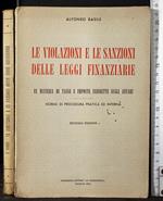 Le violazioni e le sanzioni delle leggi finanziarie