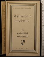 Matrimonio moderno