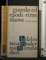 Giambi Ed Epodi Rime Nuove