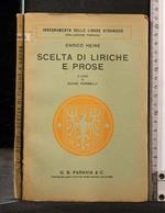 Scelta di Liriche e Prose