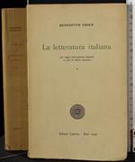 La letteratura italiana. Vol 1