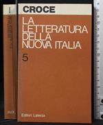 La letteratura della nuova Italia. Vol 5