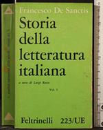 Storia della letteratura italiana. Vol 1