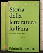 Storia della letteratura italiana vol II