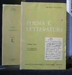 Poesia e Letteratura Volume Terzo