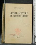 Ultime Lettere di Jacopo Ortis
