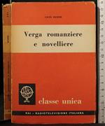 Verga romanziere e novelliere