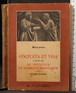 Cogitata et visa e schema del de dignitate et augmentis.