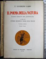 Il poema della natira. Passi scelti e annotati