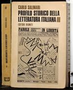 Profilo storico della letteratura italiana. Vol III