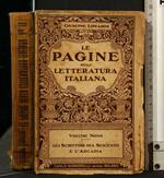 Le Pagine Della Letteratura Italiana Vol 9