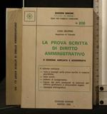 La Prova Scritta di Diritto Amministrativo