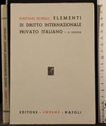 Elementi di diritto internazionale privato italiano