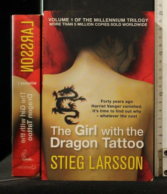 The Girl With The Dragon Tattoo - Stieg Larsson - copertina