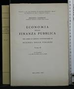 Economia Della Finanza Pubblica Nel Corso di Lezioni