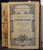 Manuale della letteratura Italiana. Vol VI