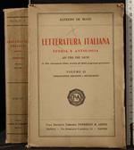Letteratura Italiana. Volume