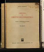 Lezioni di Diritto Ecclesiastico