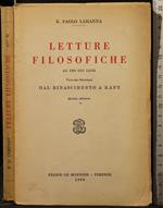 Letture Filosofiche. Vol 2