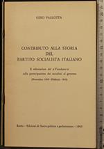 Contributo Alla Storia Del Partito Socialista.