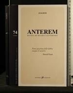 Anterem Rivista di Ricerca Letteraria