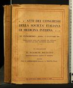 Atti Dei Congressi Della Società Italiana di Medicina Interna