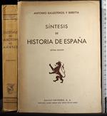 Sintesis de historia de Espana