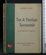 Tesi di Psicologia Sperimentale