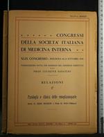 Patologia e Clinica Delle Emoplasmopatie Congressi Della