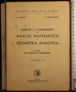 Esercizi matematica e geometria analitica. 1° parte