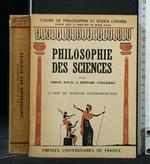 Philosophie Des Sciences