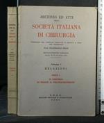 Archivio Ed Atti Società Italiana di Chirurgia Il Chirurgo Di