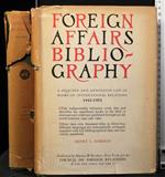 Foreign affairs bibliography 1942 1952