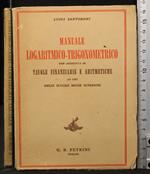 Manuale logaritmico trigonometrico