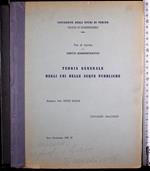 Tesi. Teoria generale degli usi delle acque pubbliche