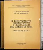 Decentramento amministrativo e i regolamenti di Roma