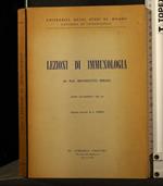 Lezioni di Immunologia Anno Accademico 1965-66