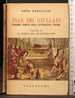 Pian dei giullari Vol IV poesia del quattrocento